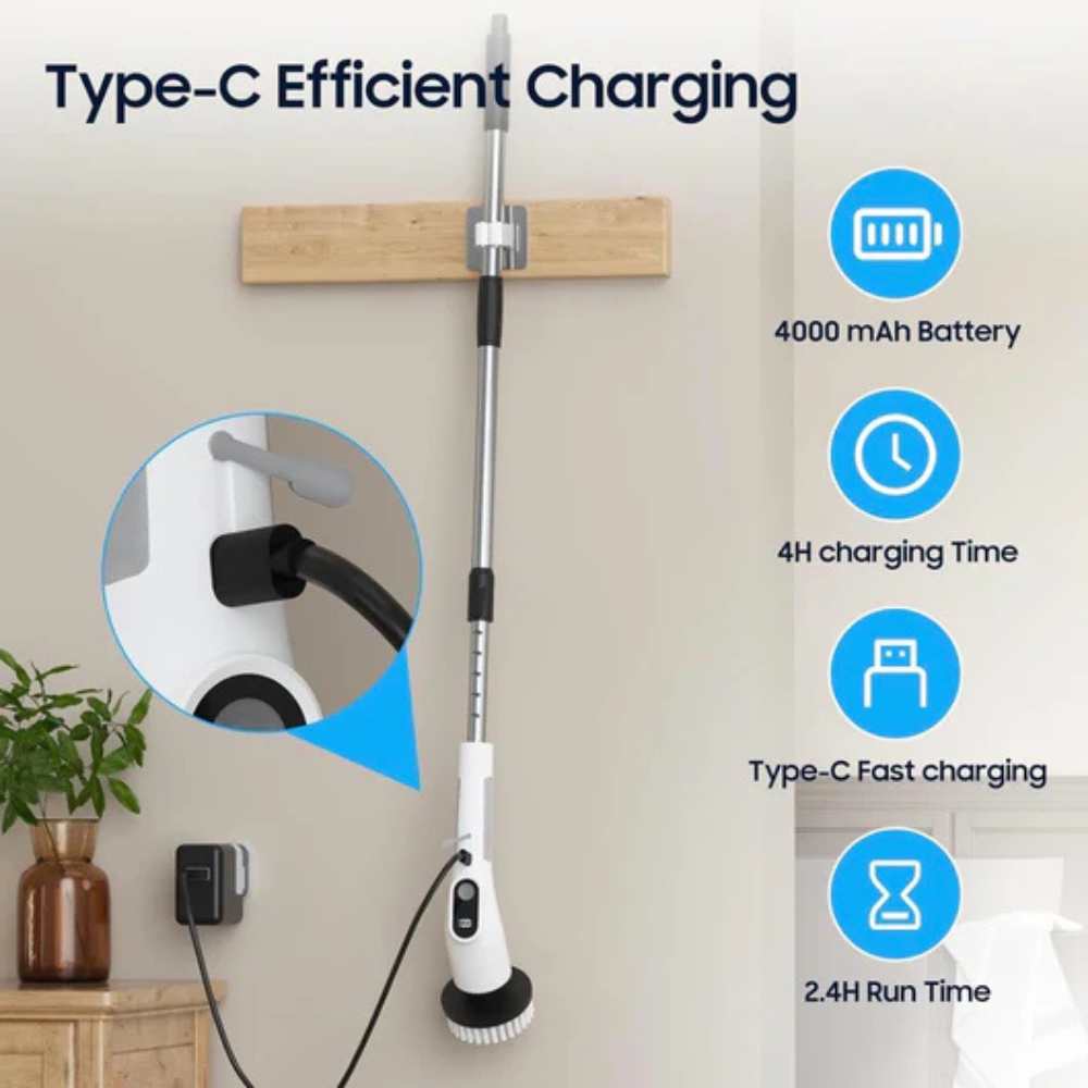 Cloveera™ Electric Spin Scrubber (9-in-1)