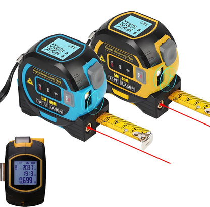 Clovera 3 in 1 Laser Tape Measure, Digital Laser Rangefinder, with LCD Display