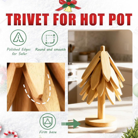 Clovera Walnut Wood Heat-insulating Mat