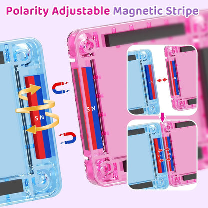 Cloveera - STEM Magnetic Tiles for Kids – Colorful Window Blocks for Creative Learning & Play