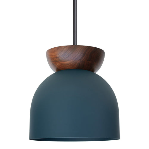 Amélie Luxe Wood 8" Pendant