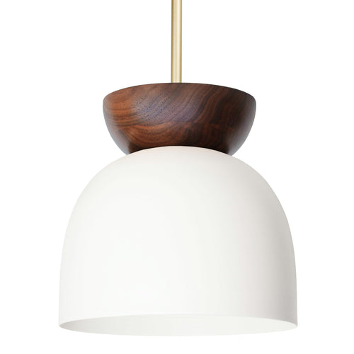 Amélie Luxe Wood 10" Pendant