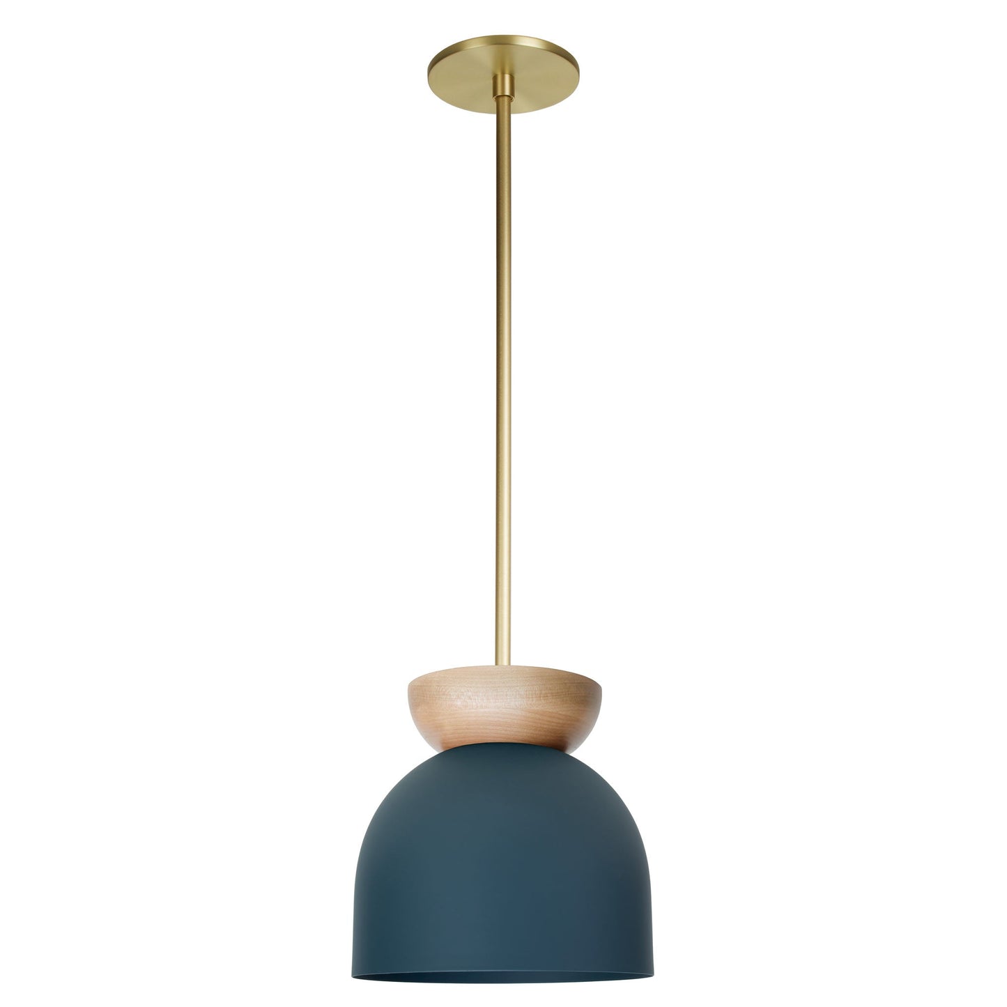 Amélie Luxe Wood 8" Pendant