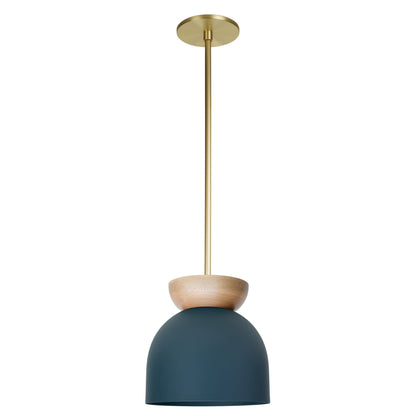 Amélie Luxe Wood 8" Pendant