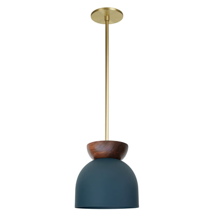 Amélie Luxe Wood 8" Pendant