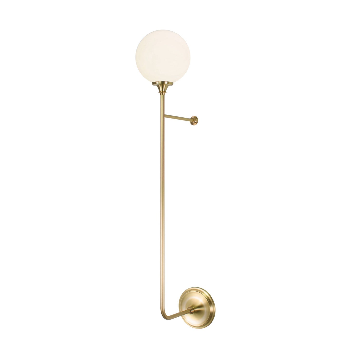 Beverly 6" shown in Brass with 37" length