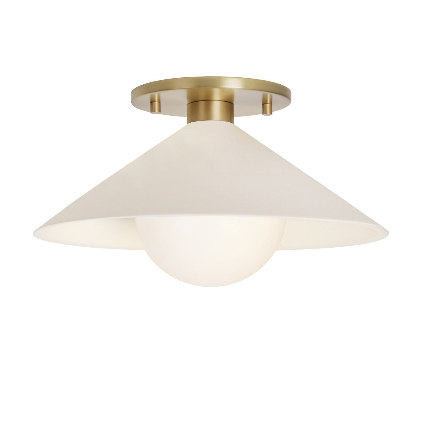 Elvia Surface shown in Brass