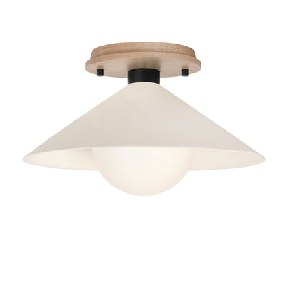 Elvia Surface shown in Matte Black with a Maple Wood canopy