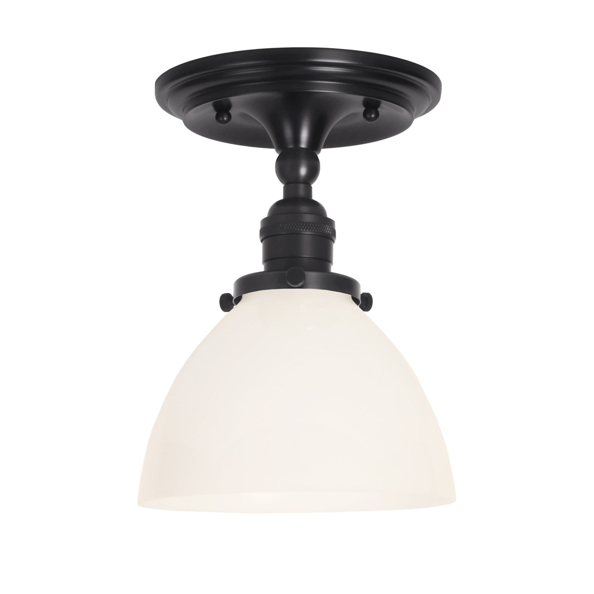 Grace Surface shown in Graphite Patina and an Opal Glass shade