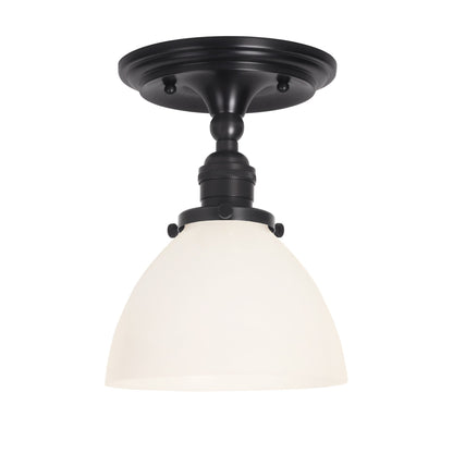 Grace Surface shown in Graphite Patina and an Opal Glass shade