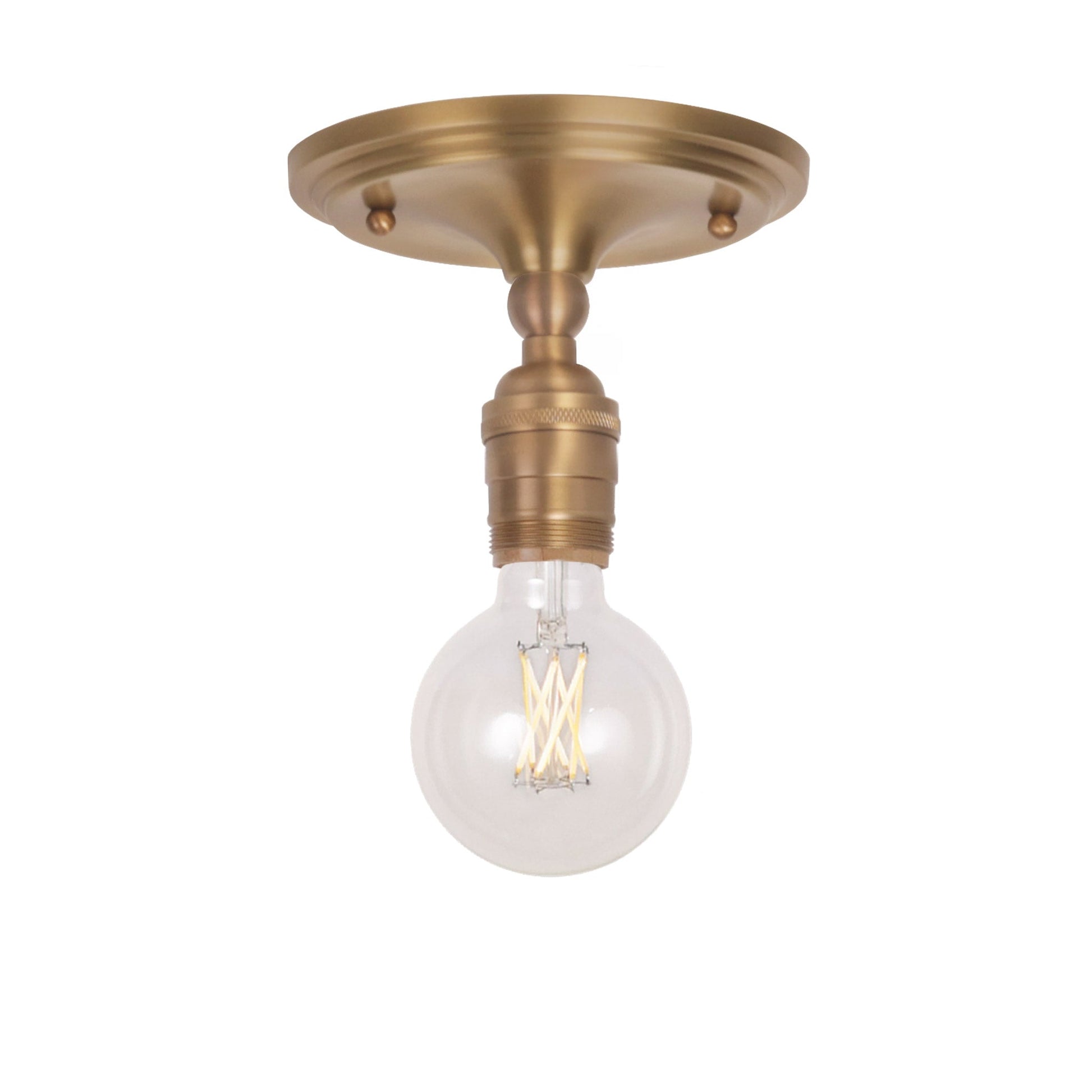 Grace Surface shown in Heirloom Brass with no shade