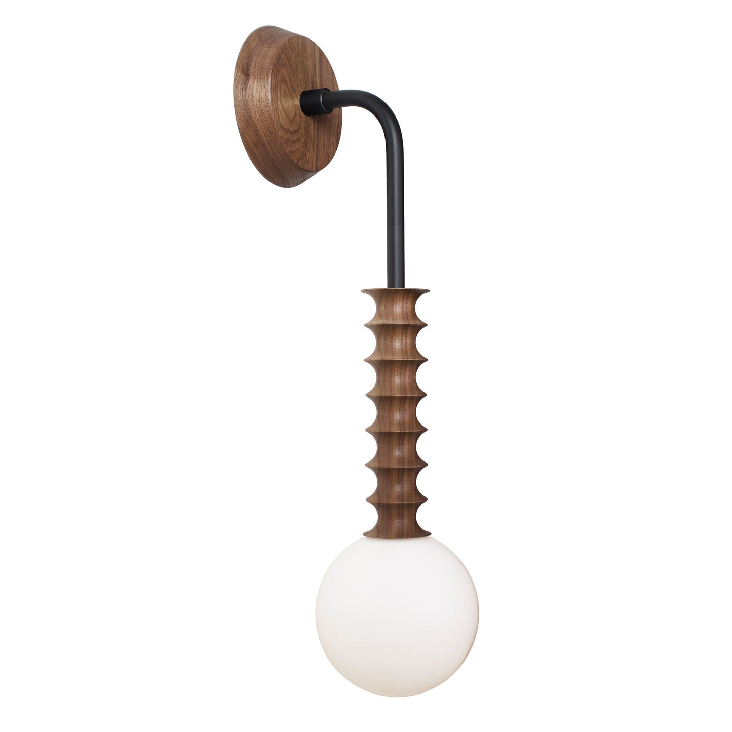 Joslyn shown in Walnut with Matte Black