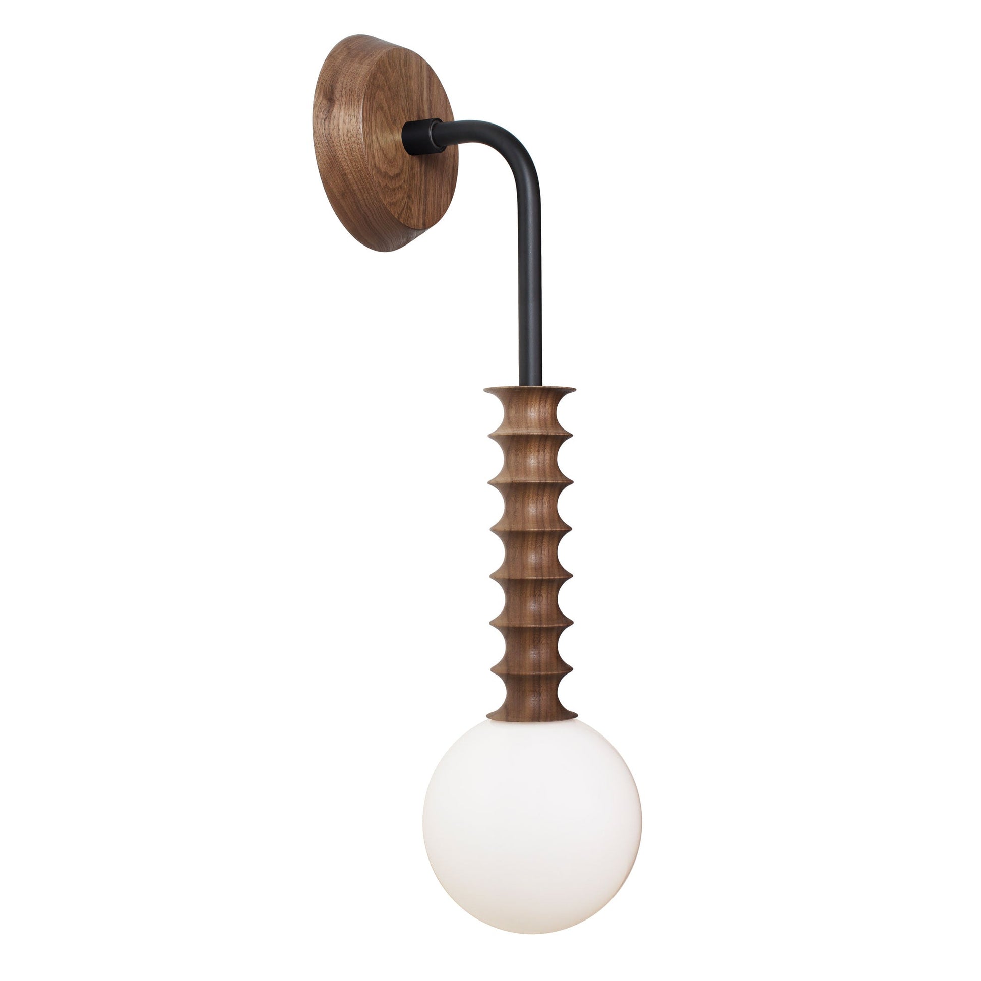 Joslyn shown in Walnut with Matte Black