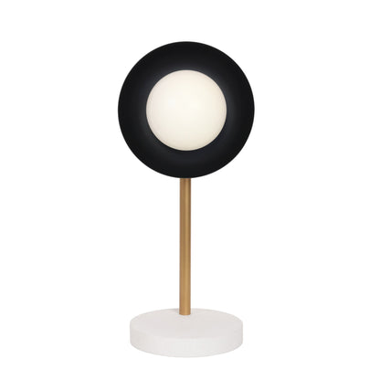 Lexi Lamp shown with a solid Matte Black shade