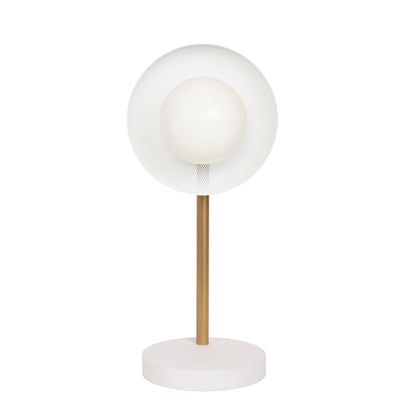 Lexi Lamp shown with a perforated White shade