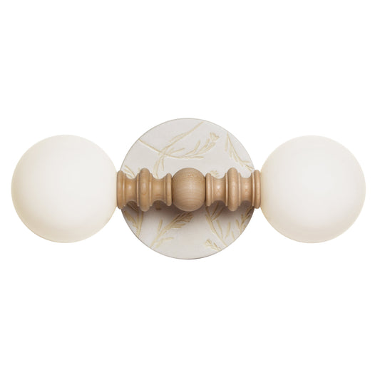 Lucy shown with Natural White Tanglewood ceramic canopy.