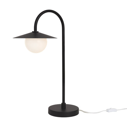 Marie Petite Table Lamp shown in Matte Black