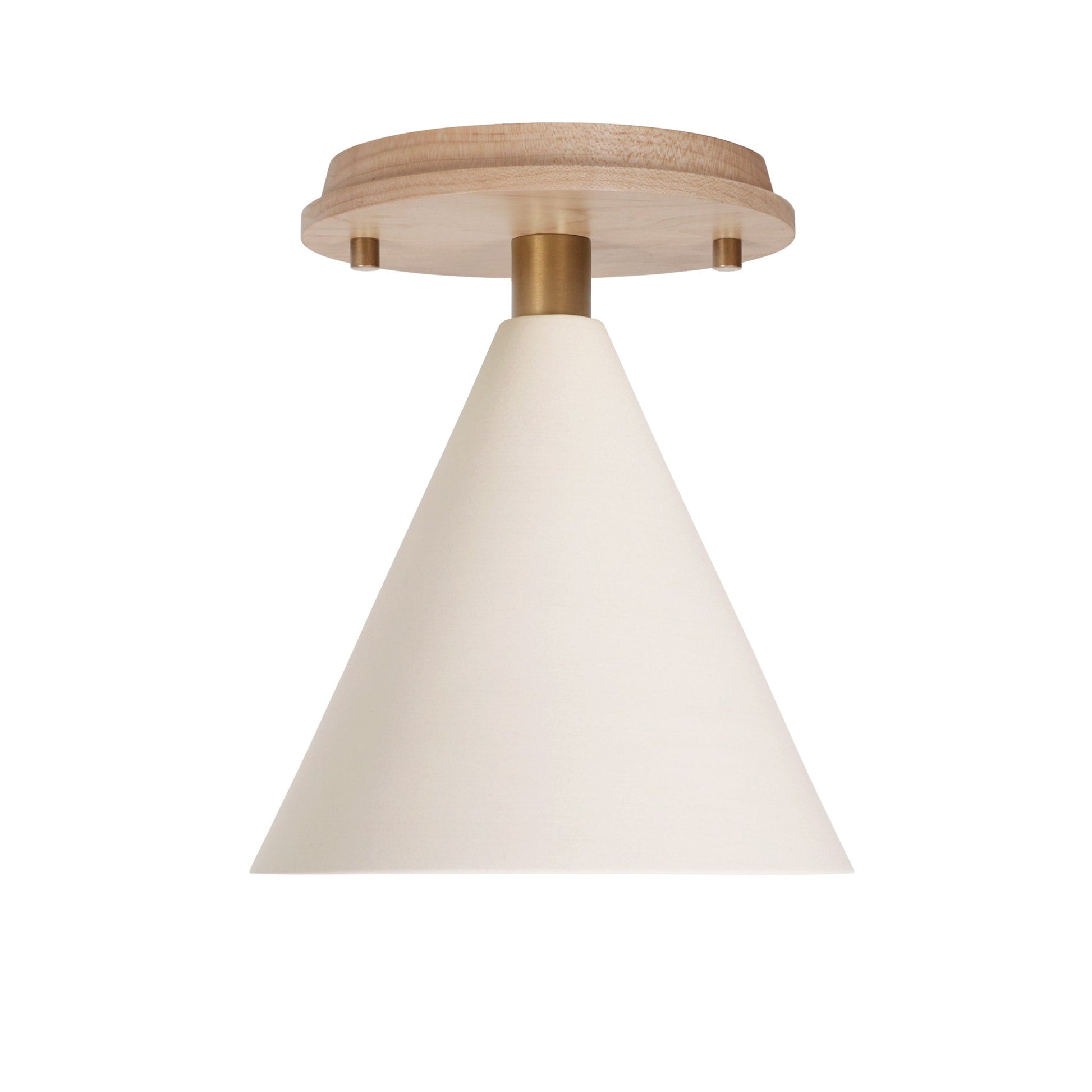 Petra Ceramic Surface shown in Heirloom Brass with a Maple Wood canopy