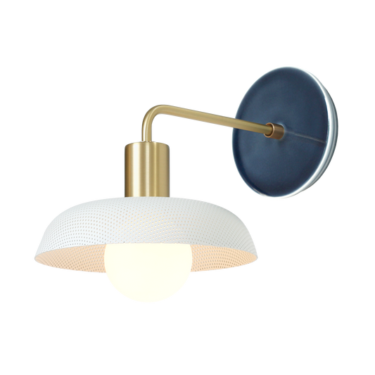 Sally Sconce with Ceramic Canopy