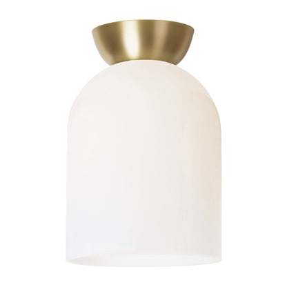 Colette Surface shown in Opal Glass with Brass.