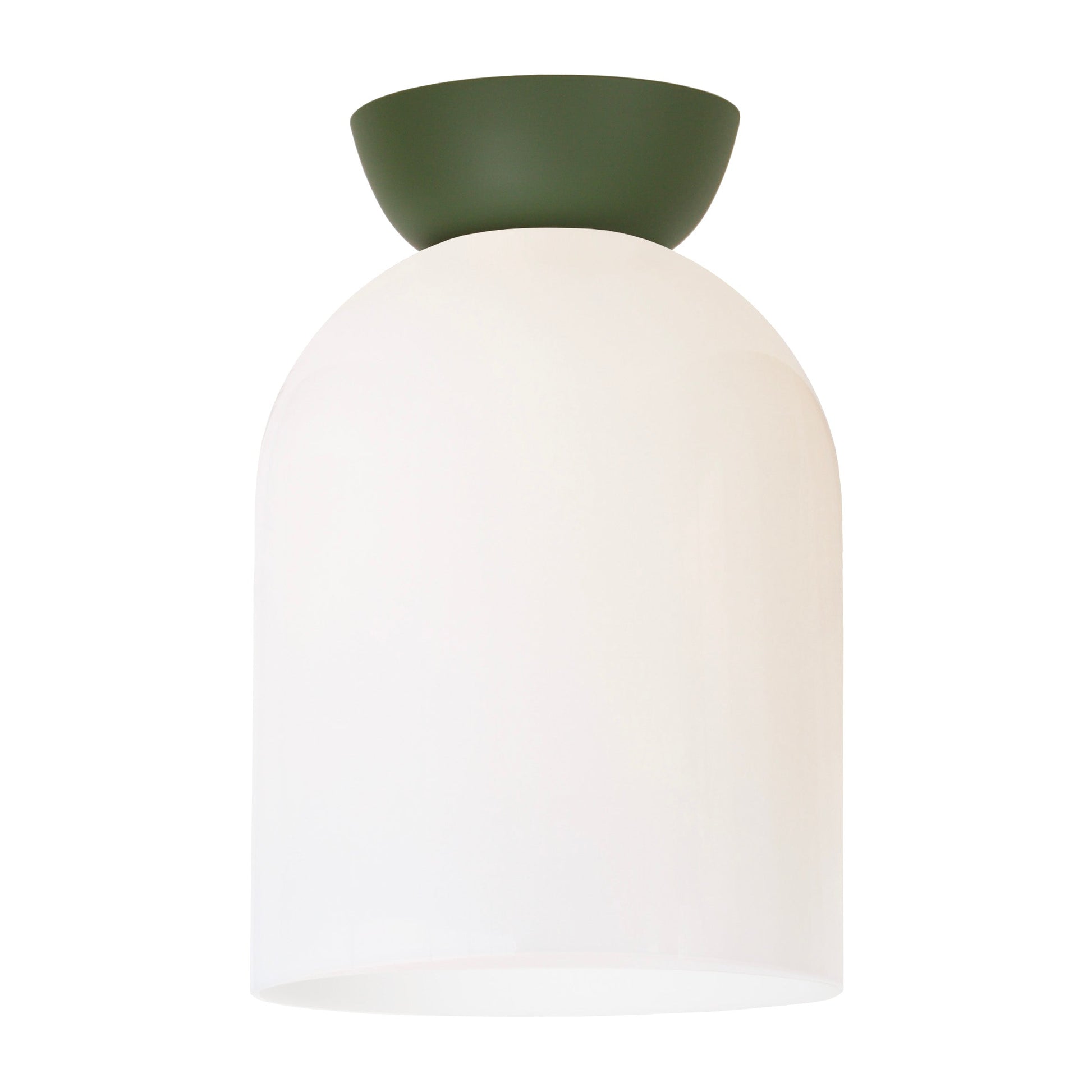 Colette Surface shown in Opal Glass with Secret Garden Green.