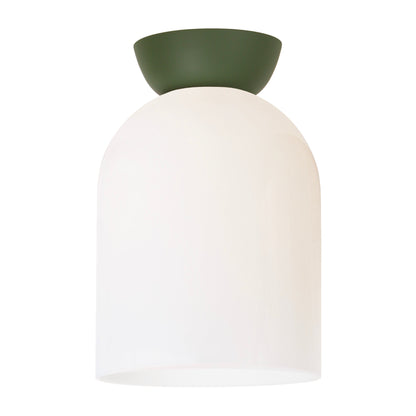 Colette Surface shown in Opal Glass with Secret Garden Green.