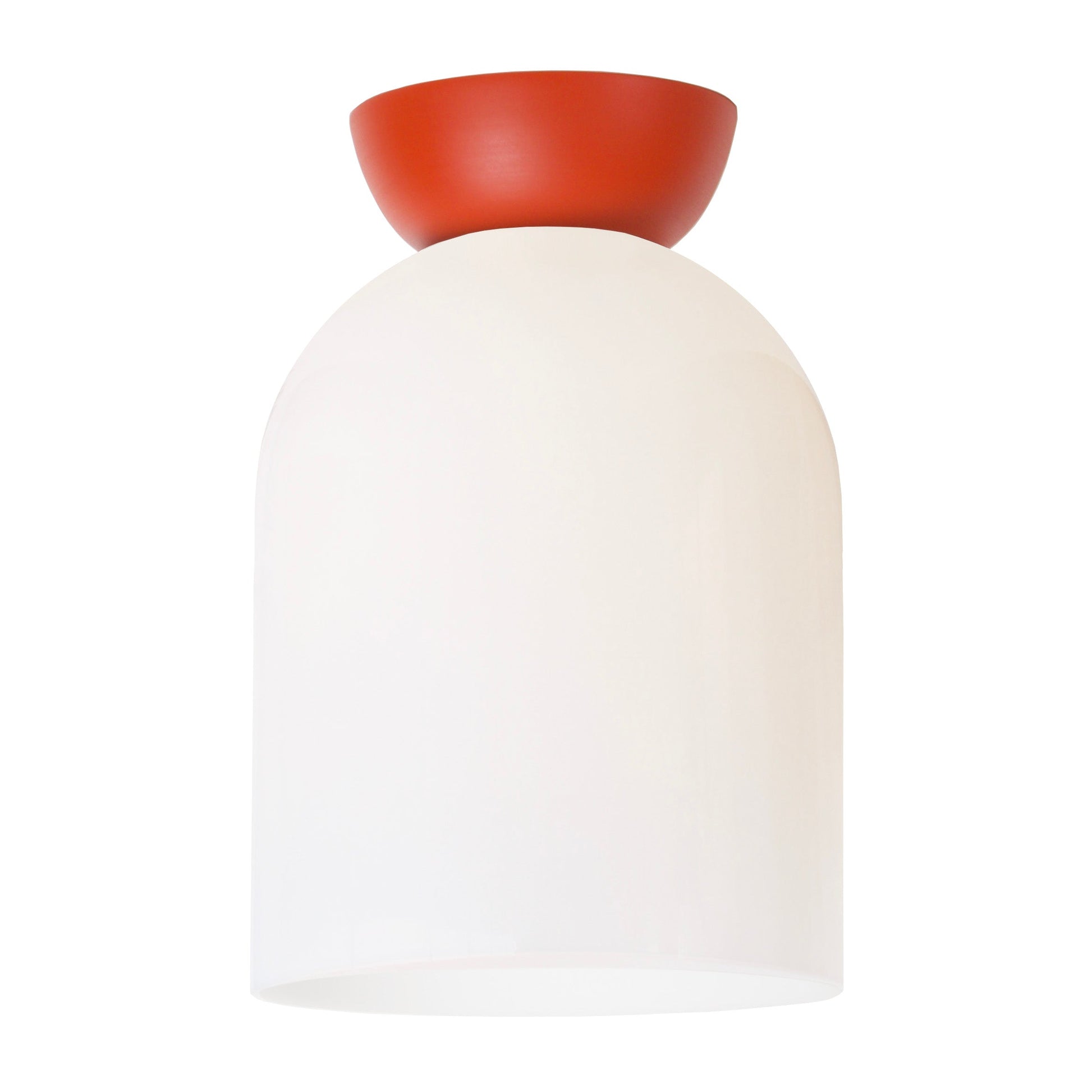 Colette Surface shown in Opal Glass with Persimmon.