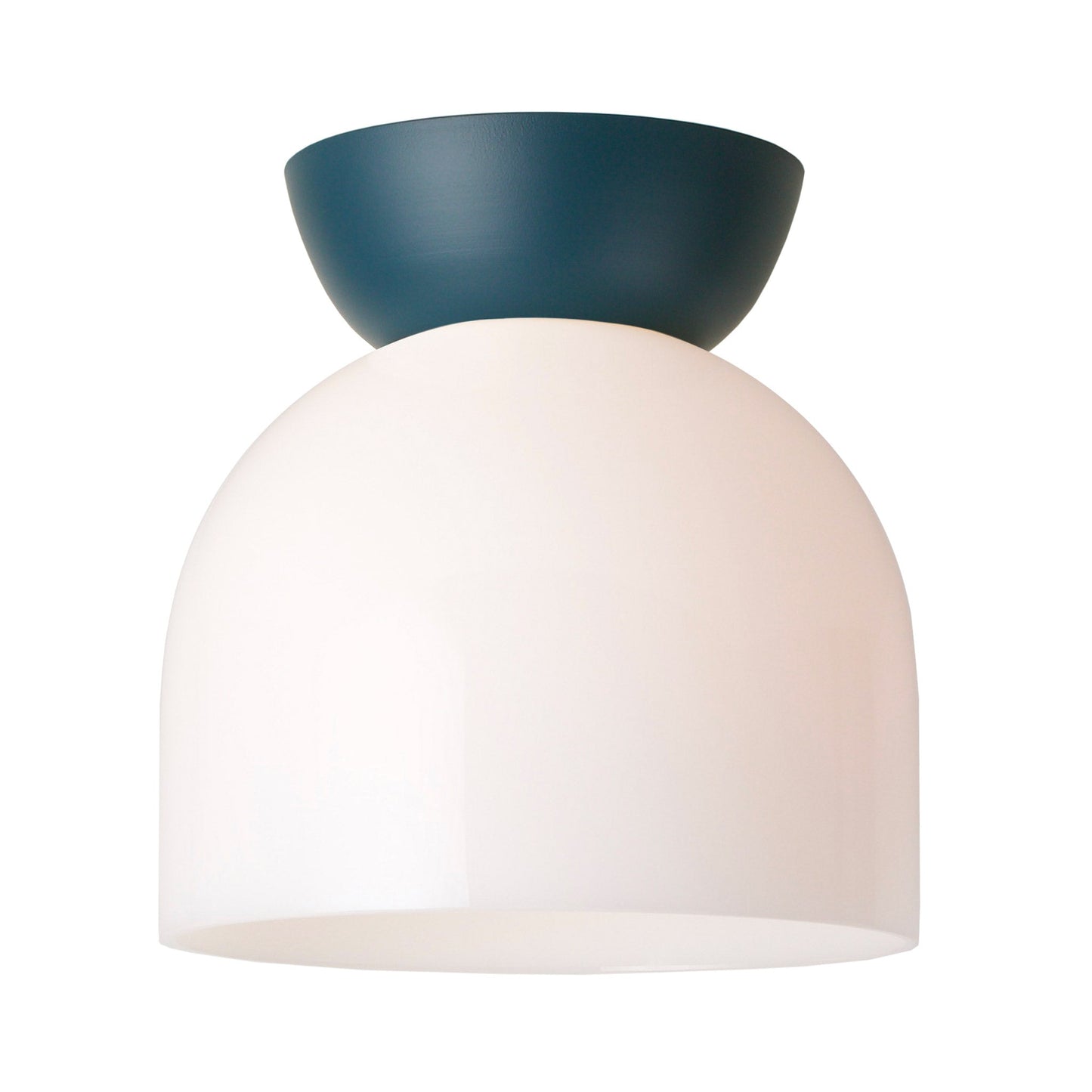 Glass Amélie Surface 8" shown with an Ocean Blue canopy.