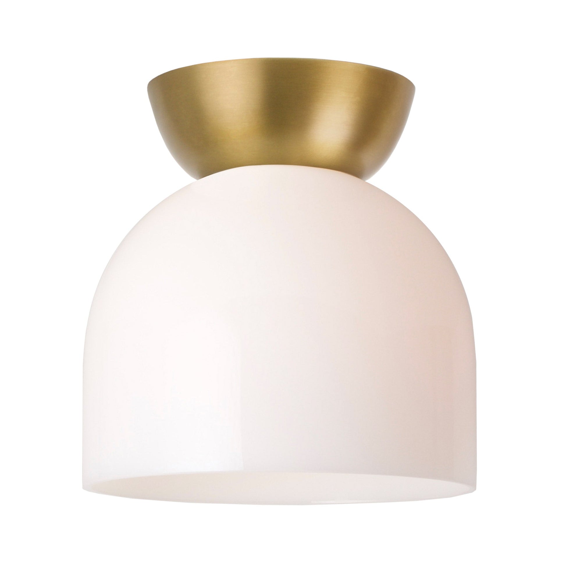 Glass Amélie Surface 8" shown with an Heirloom Brass canopy.