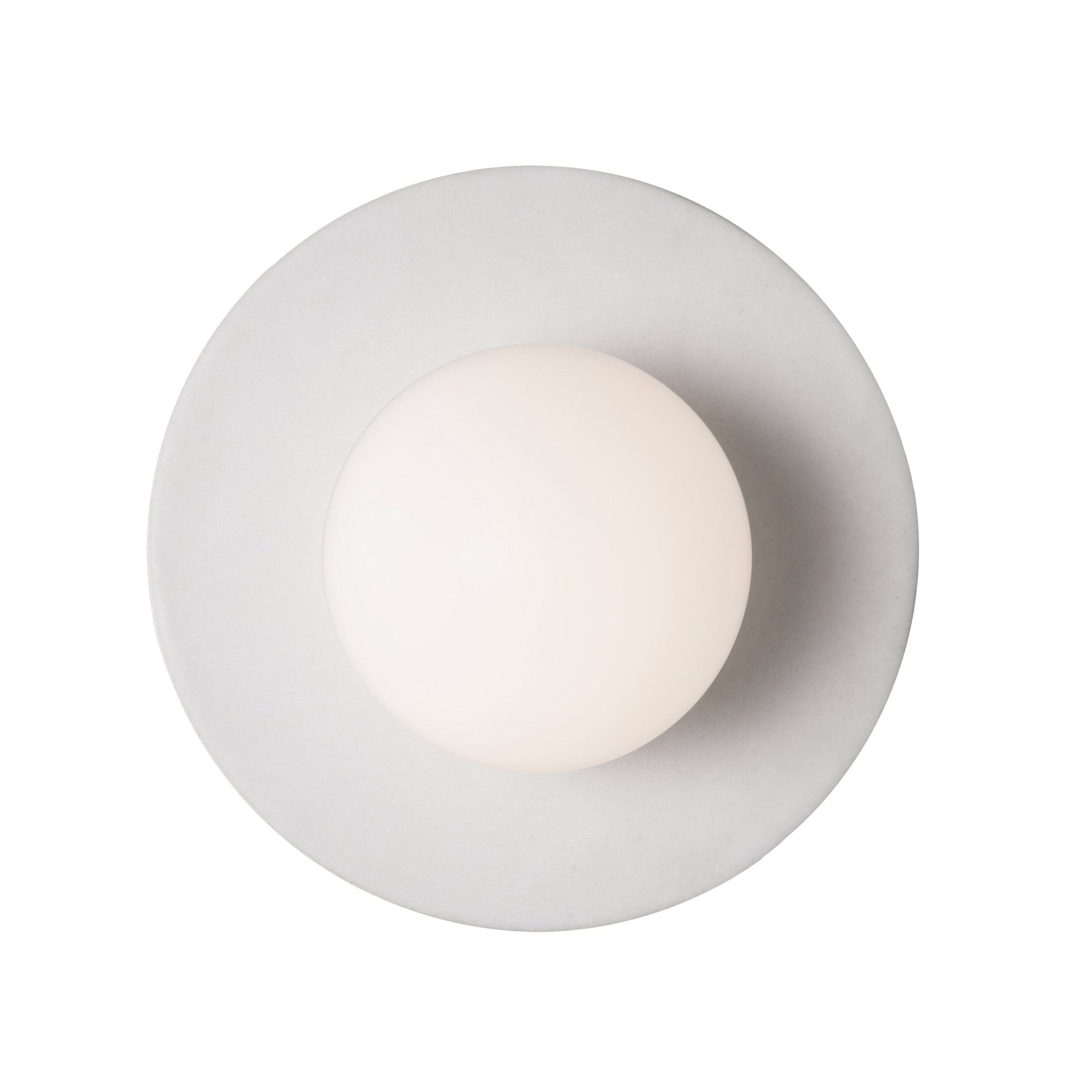 Kalpana Moon Large with Natural White Glaze