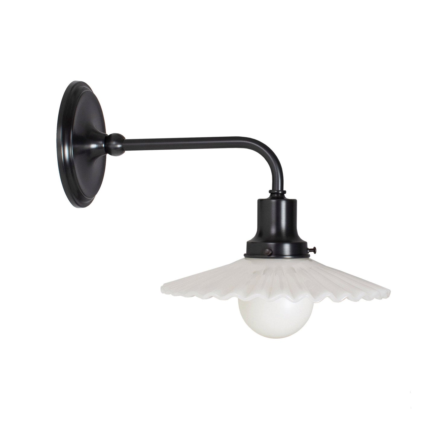 Marjorie Demi Sconce shown in Graphite Patina.