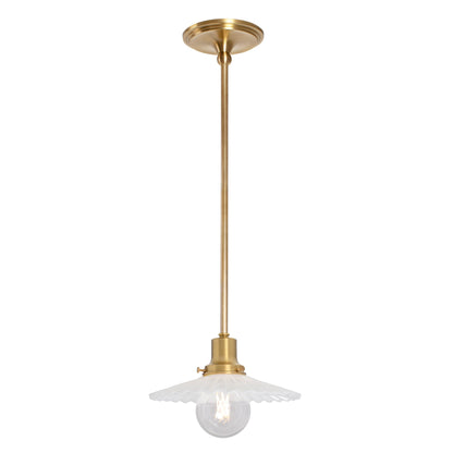Marjorie Rod Pendant shown in Heirloom Brass.