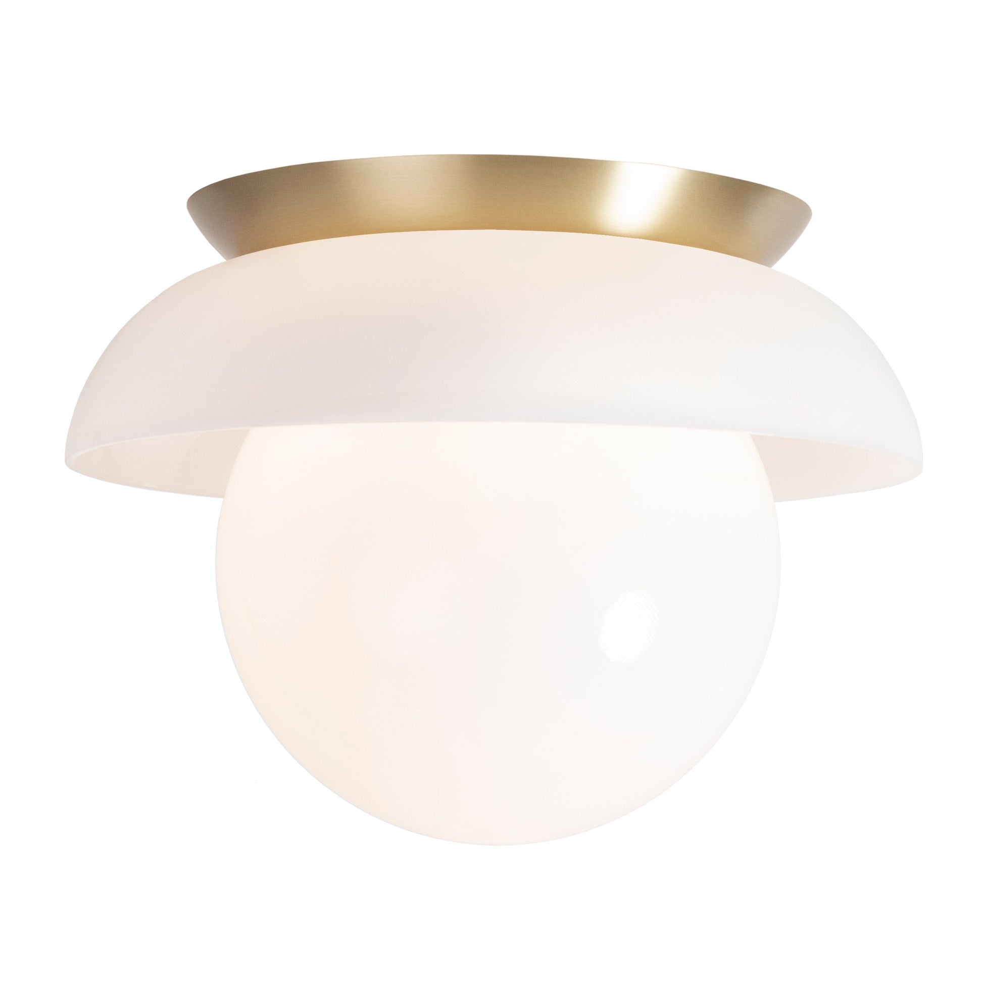 Glass Lexi Large 8" shown in Brass.