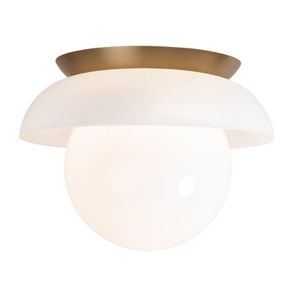 Glass Lexi Large 8" shown in Heirloom Brass.