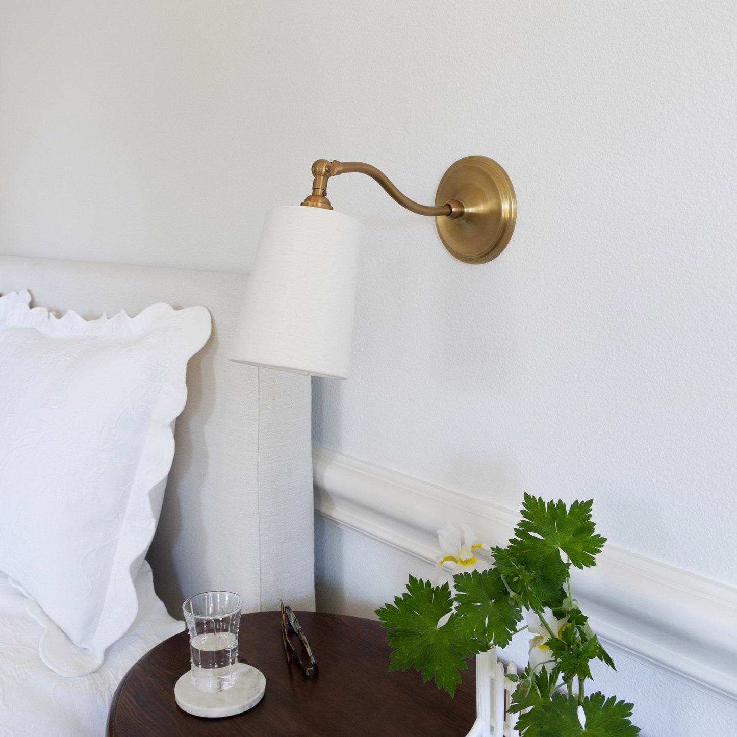 Grace Linen Sconce