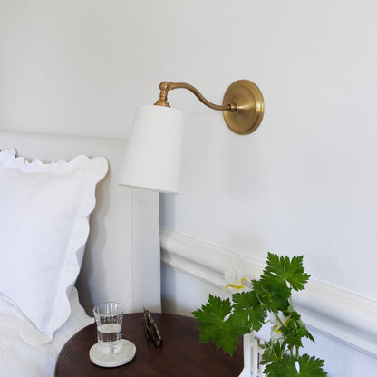 Grace Linen Sconce