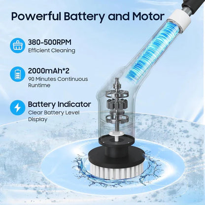 Cloveera™ Electric Spin Scrubber (9-in-1)